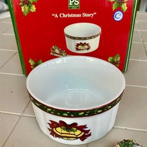 Spode Portmeirion Studio “A Christmas Story” two pc dip set